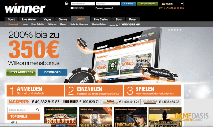 Winner Casino Startseite