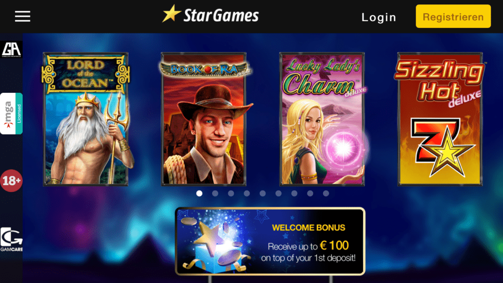Die Stargames App