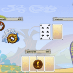 Spielfeld von Mau Mau bei Stargames