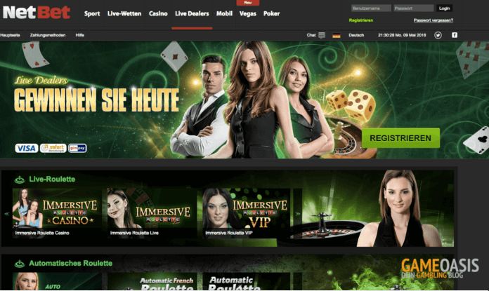 Live im NetBet Casino