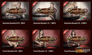Casino Club Live Spiele