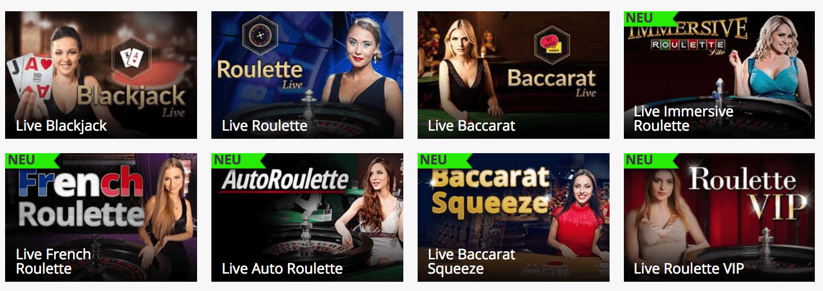 Live Casinos bei Mr. Play