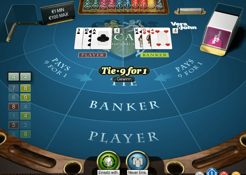 Baccarat Spiele Tisch Baccarat Spiele Tisch