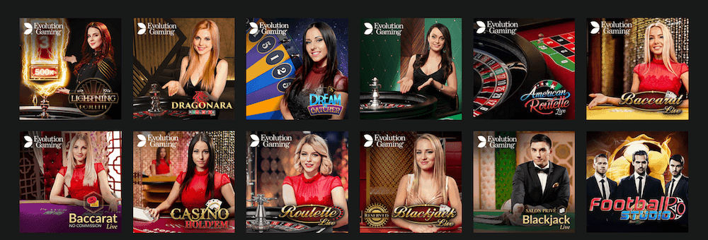 Live Casinos bei 10Bet