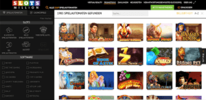 Spielautomaten Übersicht bei Slotsmillion