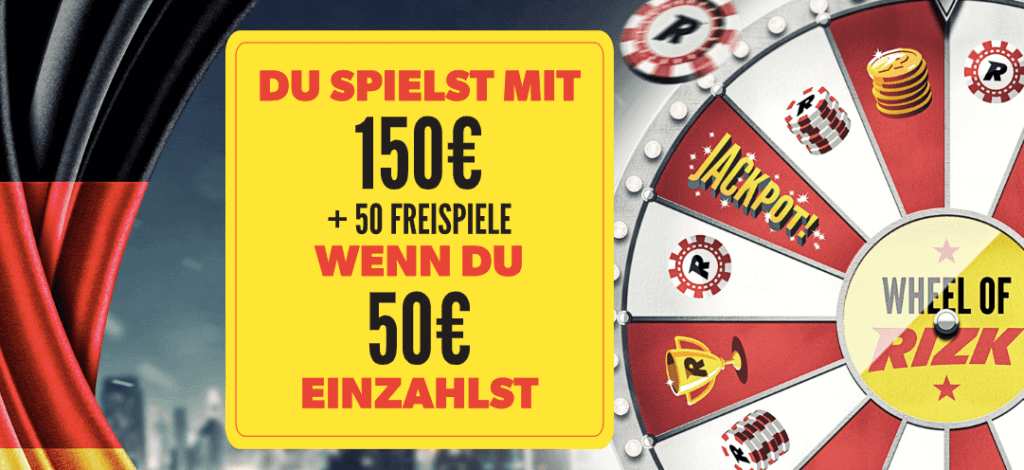 Rizk Casino Willkommensbonus