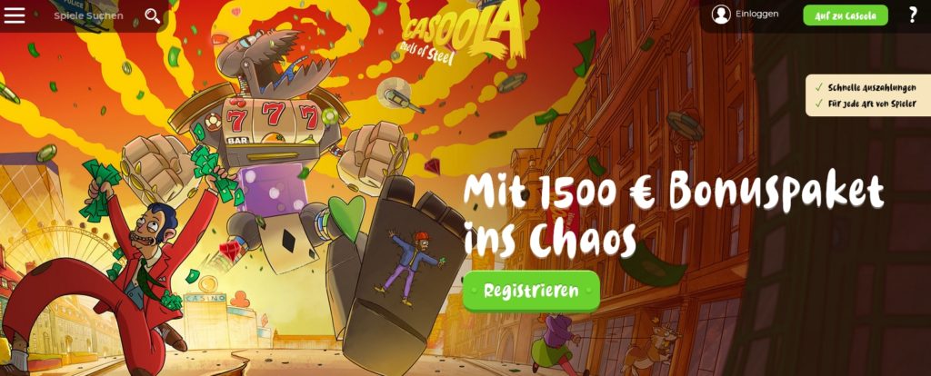 Cassoola Casino Startseite