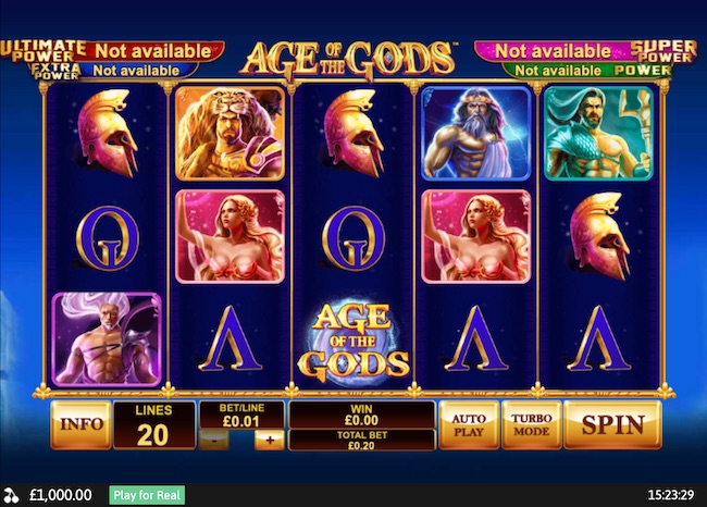 Age of Gods Spielaufbau