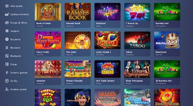 Casinoin Angebot