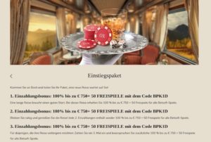 OrientXpress Casino Bonus