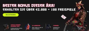 Spin Samurai Casino Bonus