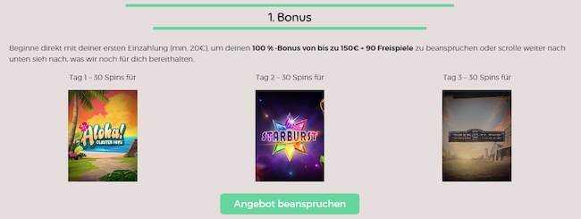 Slothino Casino Bonus