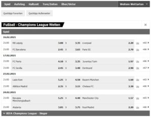 Interwetten Fußball