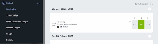 BildBet Fußball