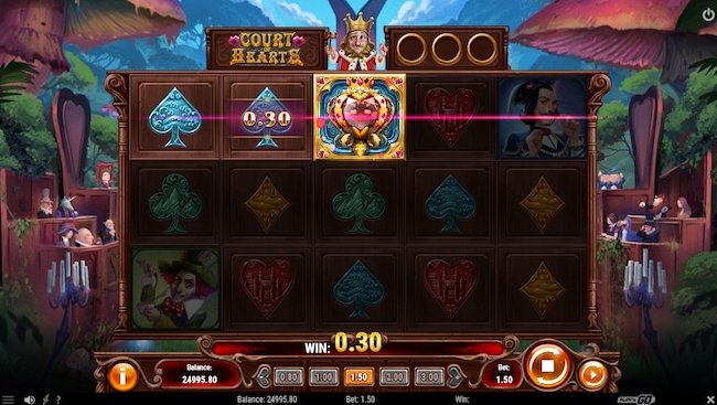 Court of Hearts Gewinn