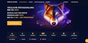 Nine Casino Webseite
