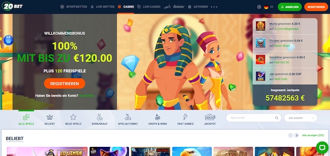 20bet Casino