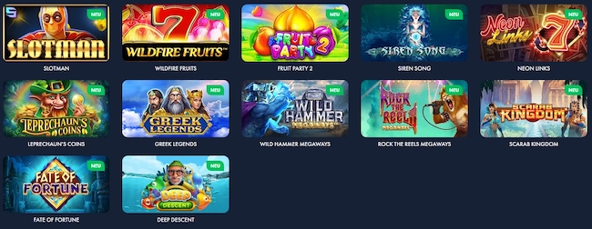 Slotman Casino Spiele