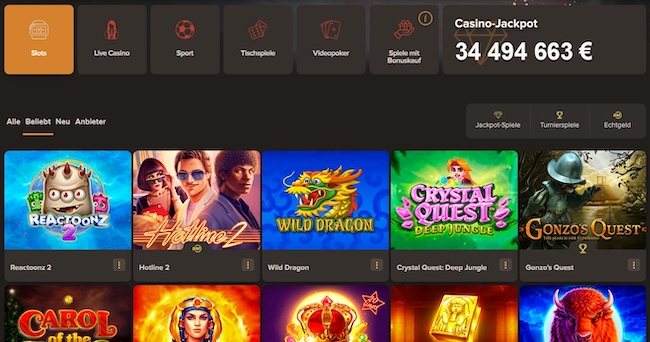 Sol Casino Spiele